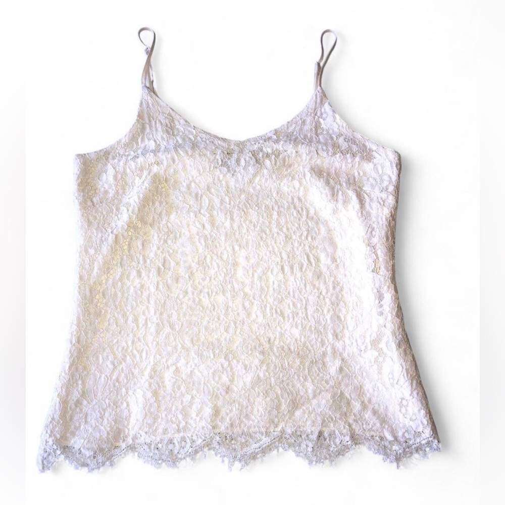 Rose & Olive White Lace Spaghetti Strap Cami